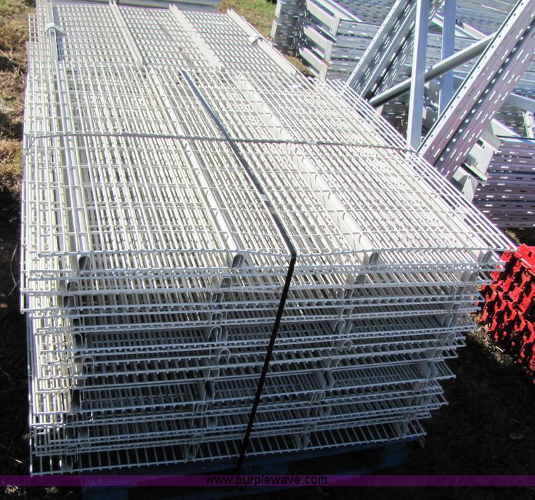 image for item 3471 (24) 46" x 46" grid racking