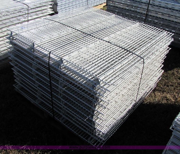 image for item 3474 (24) 46" x 46" grid racking