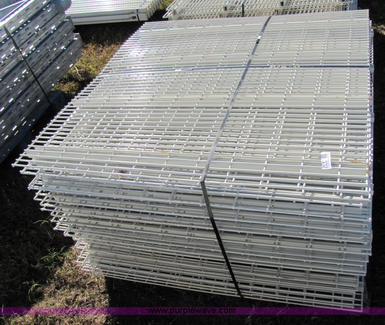 image for item 3474 (24) 46" x 46" grid racking