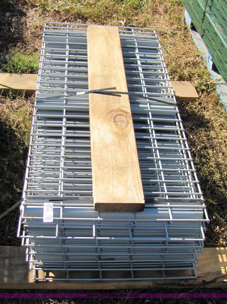 image for item 3475 (12) 20 1/2" x 46" grid racking