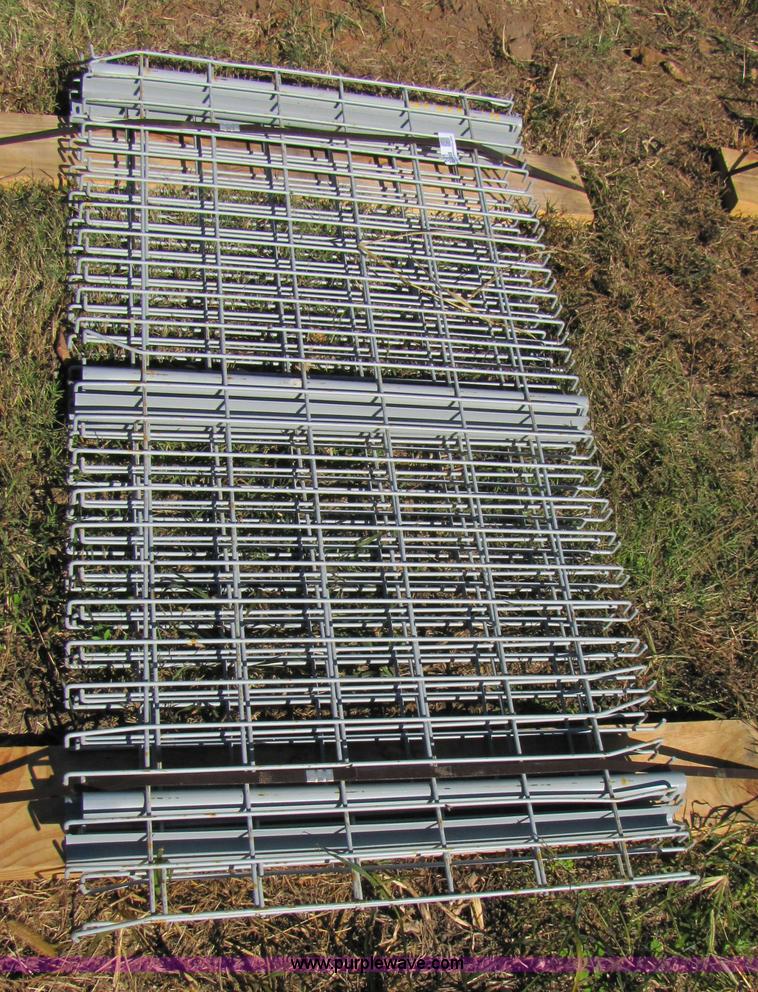 image for item 3501 (4) 26 1/2" x 50" grid racking