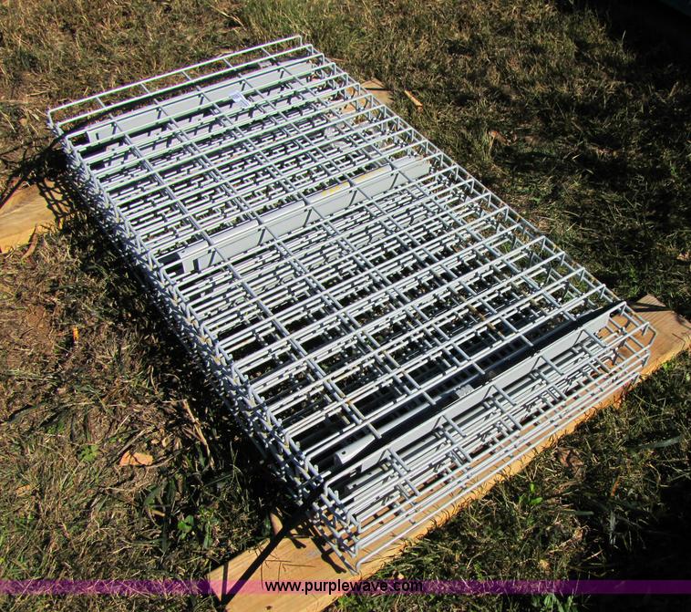 image for item 3501 (4) 26 1/2" x 50" grid racking