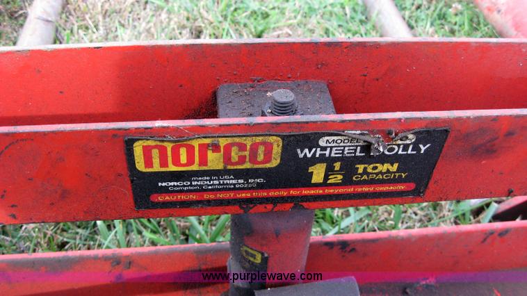 image for item 5283 (2) 1.5 ton dual wheel dollies