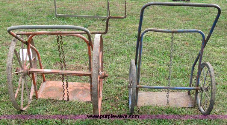 image for item 5288 (2) oxygen/acetylene bottle carts