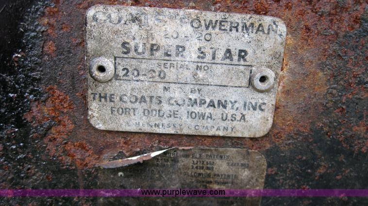 image for item 5289 Coats Company Inc. 20-20 tire machine with tire spreader