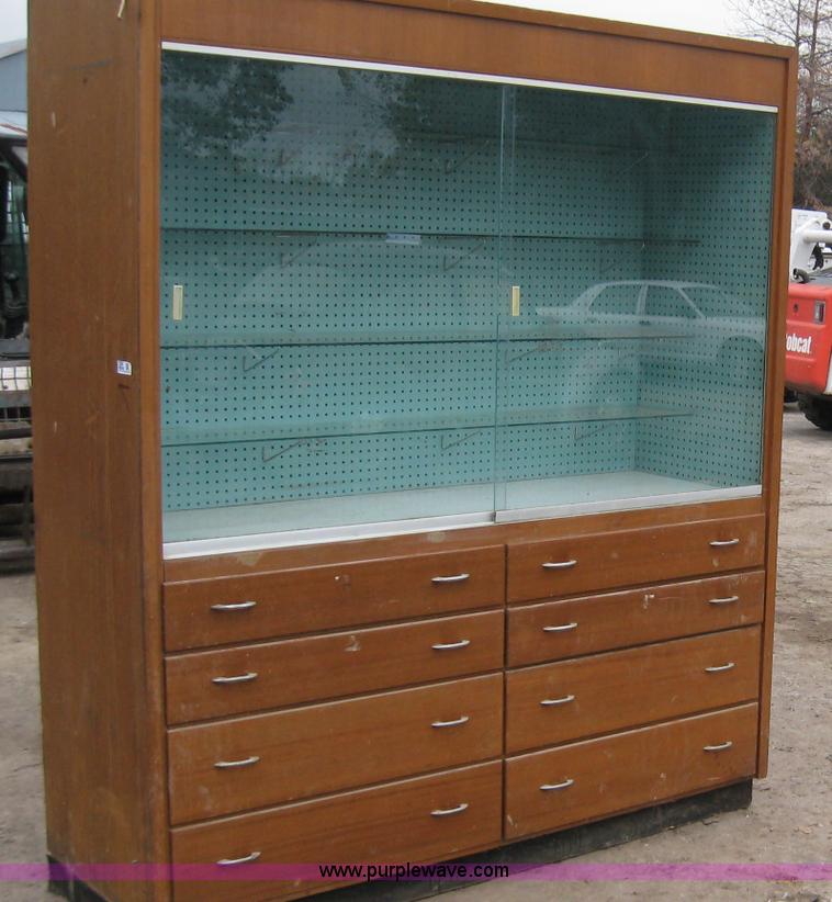 image for item 5294 (7) display cases with drawers and lighting