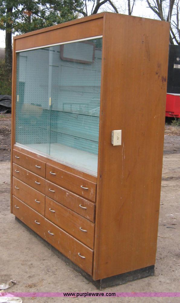 image for item 5294 (7) display cases with drawers and lighting