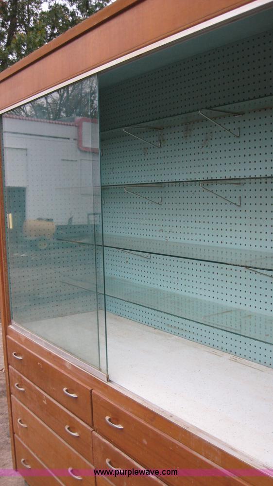 image for item 5294 (7) display cases with drawers and lighting