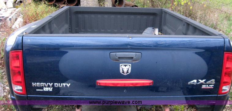 image for item 5296 Pickup bed with bumper