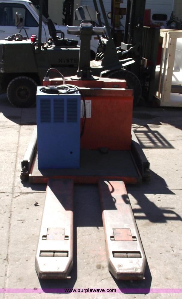 image for item 5482 Crown 40P-CS ride on electric pallet jack