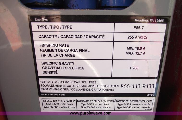 image for item 5482 Crown 40P-CS ride on electric pallet jack