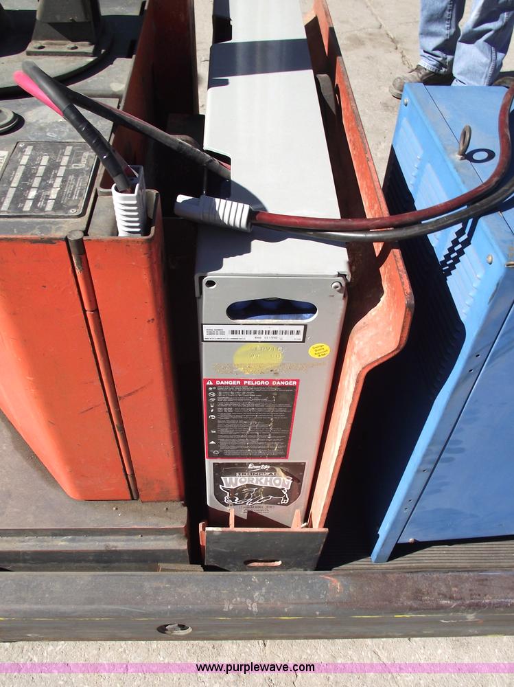 image for item 5482 Crown 40P-CS ride on electric pallet jack