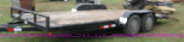 image for item 5592 1993 Manufacturing 18' tandem axle car trailer