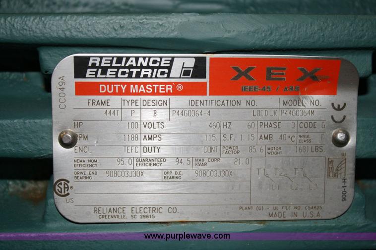 image for item 6435 Reliance Electric XE electric motor