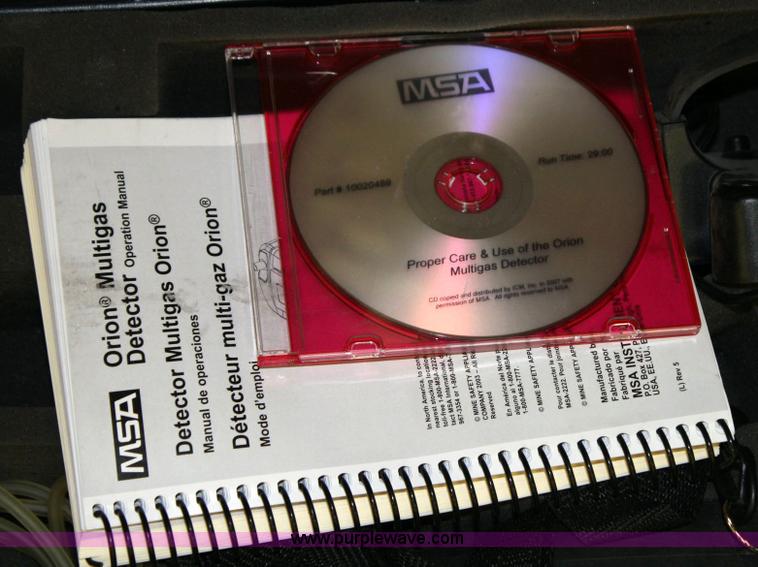 image for item 6507 (2) MSA Orion multi-gas detector