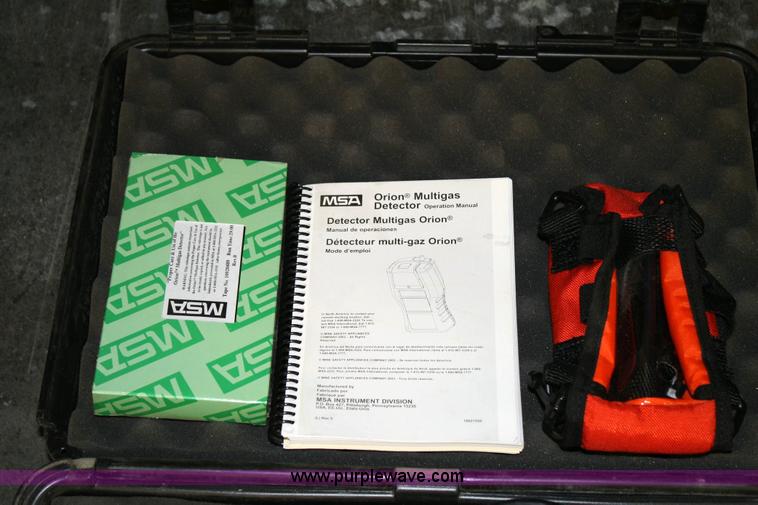 image for item 6511 (2) MSA Orion multi-gas detector
