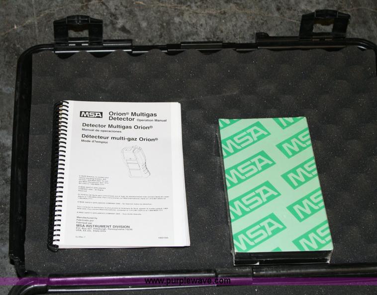 image for item 6511 (2) MSA Orion multi-gas detector