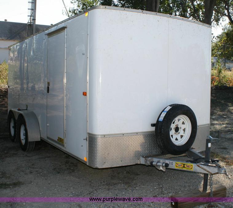 image for item 6522 2006 H&H XL 16' tandem axle trailer