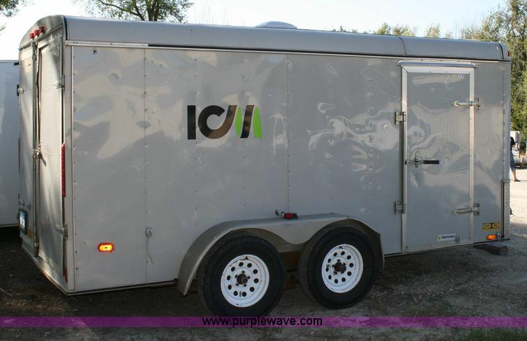 image for item 6523 2003 Southwest Trailer 14' tandem axle trailer