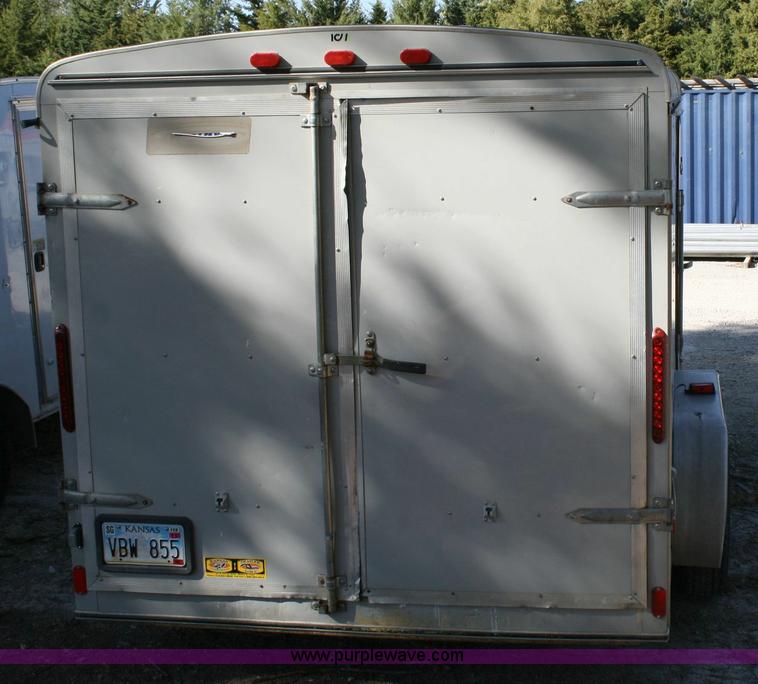 image for item 6523 2003 Southwest Trailer 14' tandem axle trailer