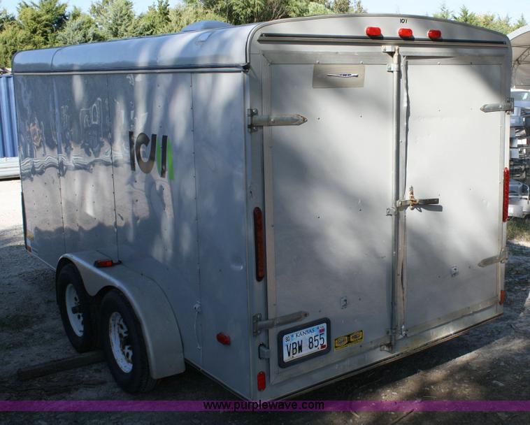 image for item 6523 2003 Southwest Trailer 14' tandem axle trailer