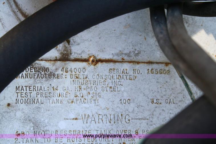 image for item 6528 Delta 100 gallon fuel tank