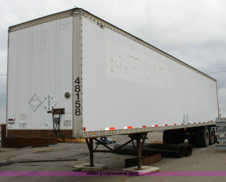 image for item 6533 1993 Wabash FRP-96 48' van trailer
