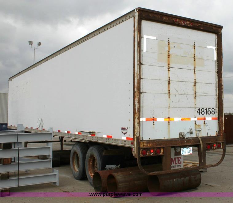 image for item 6533 1993 Wabash FRP-96 48' van trailer
