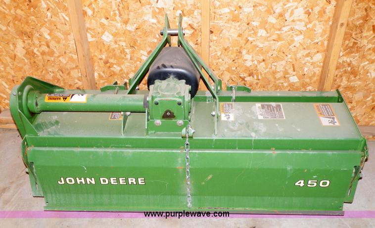 image for item 7302 John Deere 450 rotary tiller