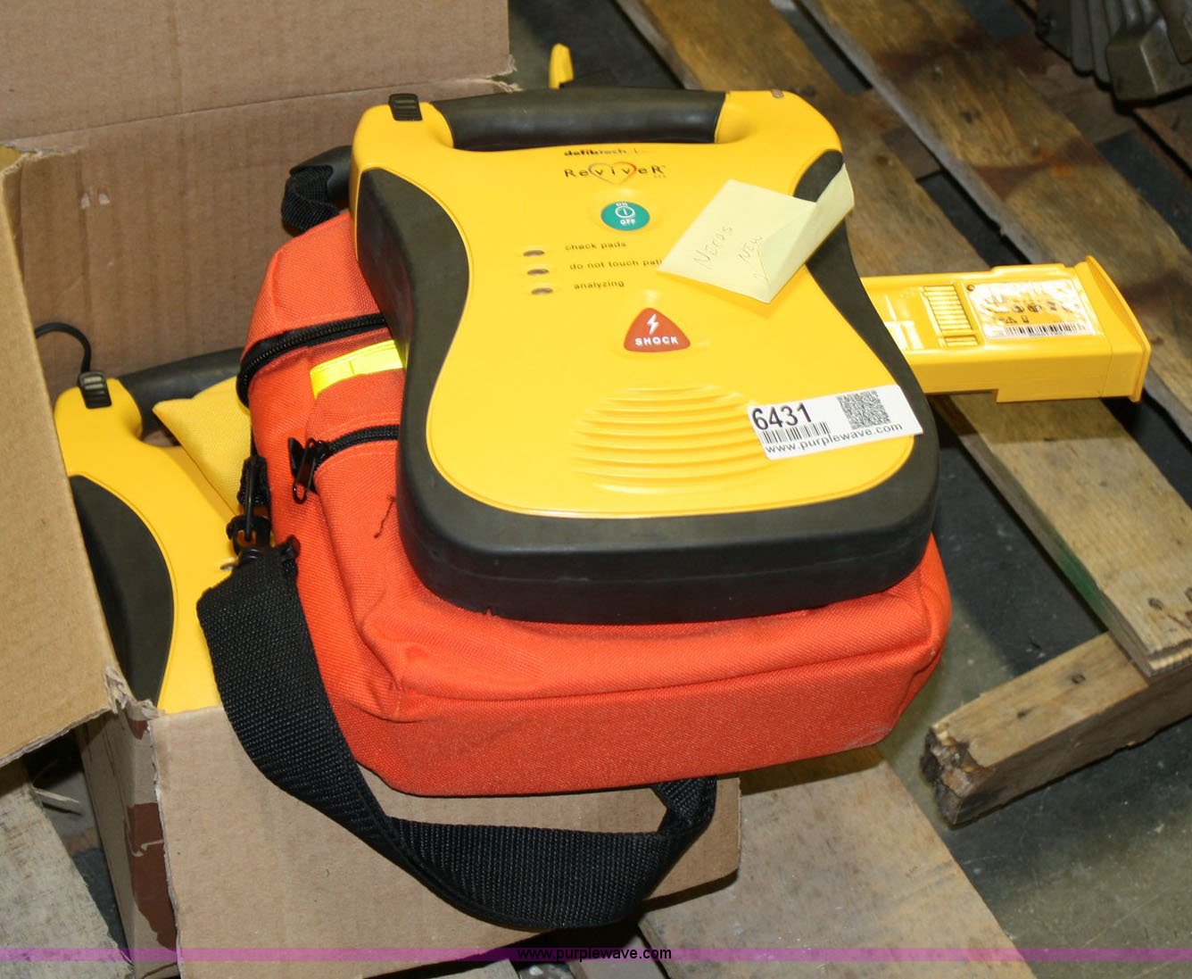 (2) Defibtech Reviver automated external defibrillators in Colwich, KS