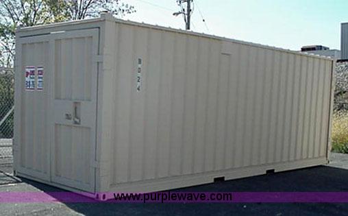 image for item 1500 1998 Saf-T-Box 22' job site storage container
