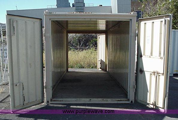 image for item 1500 1998 Saf-T-Box 22' job site storage container