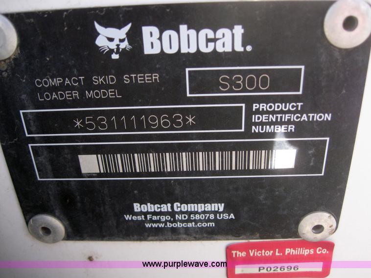 image for item 3101 2006 Bobcat S300 skid steer