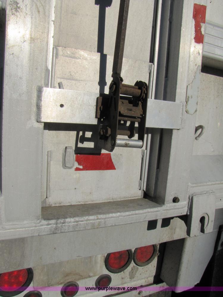 image for item 3593 1997 Travis 39' aluminum end dump trailer