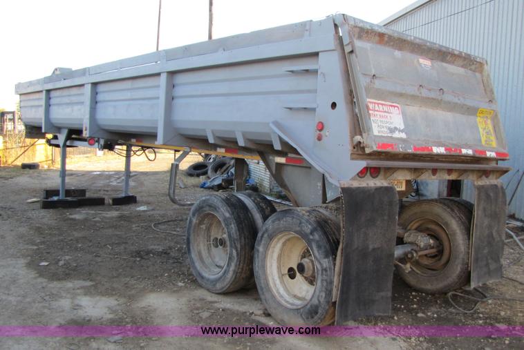 image for item 3595 1994 Lufkin ULDII-38 38' steel end dump trailer