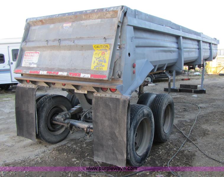 image for item 3595 1994 Lufkin ULDII-38 38' steel end dump trailer