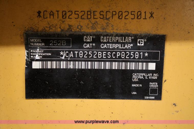 image for item 4684 2006 Caterpillar 252B skid steer