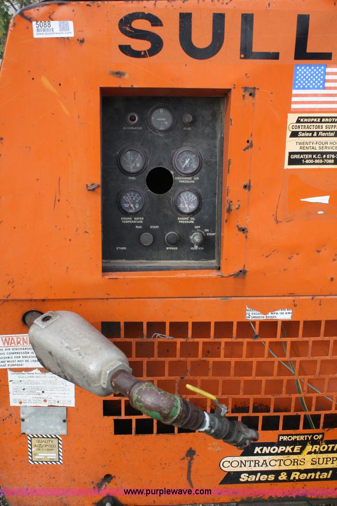 image for item 5088 Sullivan D185 QV air compressor