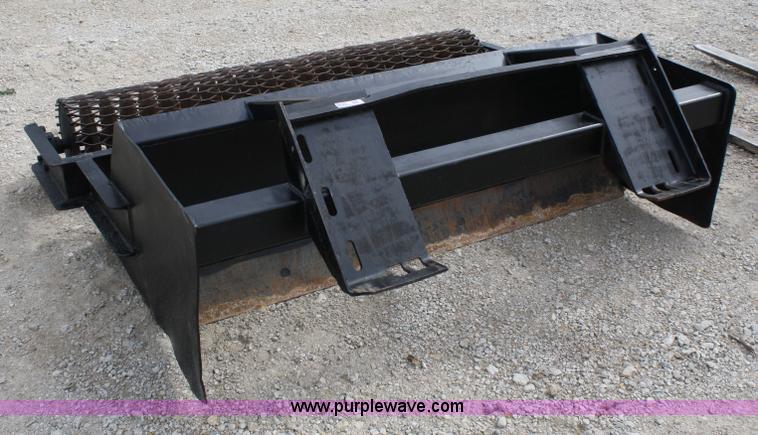 image for item 5093 Skid steer box blade with roller