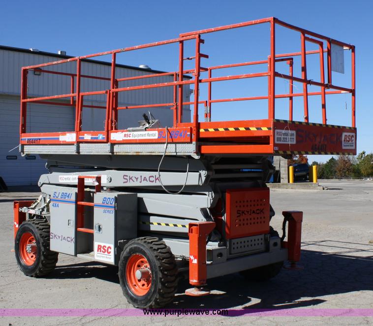 image for item 5119 2003 Skyjack SJ8841 4x4 rough terrain scissor lift