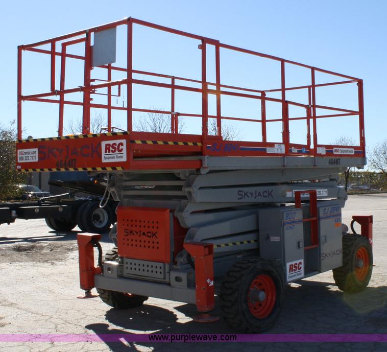 image for item 5119 2003 Skyjack SJ8841 4x4 rough terrain scissor lift