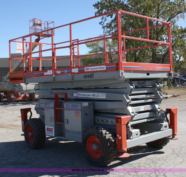 image for item 5119 2003 Skyjack SJ8841 4x4 rough terrain scissor lift