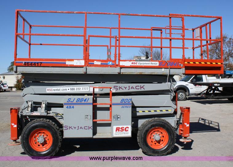 image for item 5119 2003 Skyjack SJ8841 4x4 rough terrain scissor lift