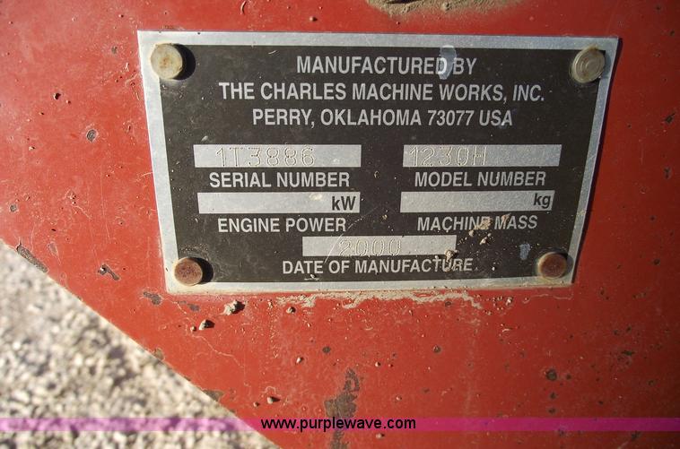 image for item 5486 2004 Ditch Witch 1230 trencher