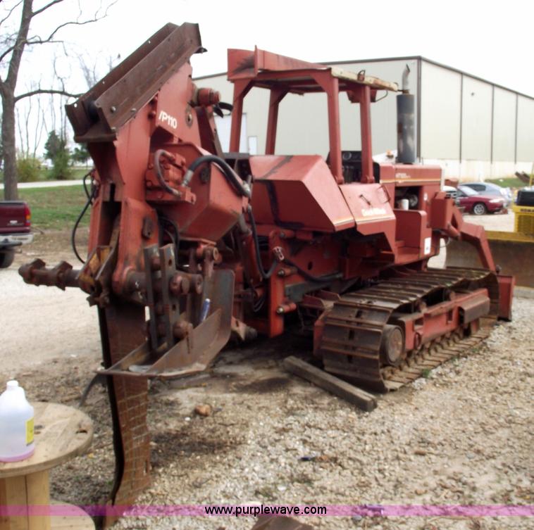 image for item 5487 Ditch Witch HT100-P vibratory plow with tracks