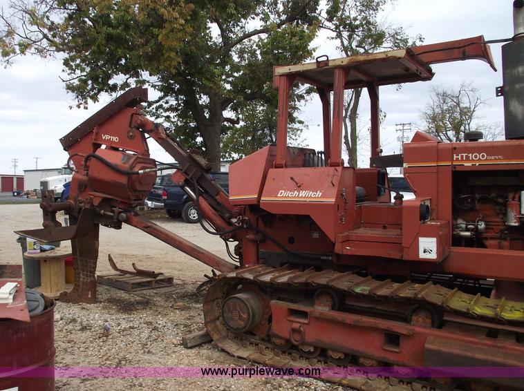 image for item 5487 Ditch Witch HT100-P vibratory plow with tracks