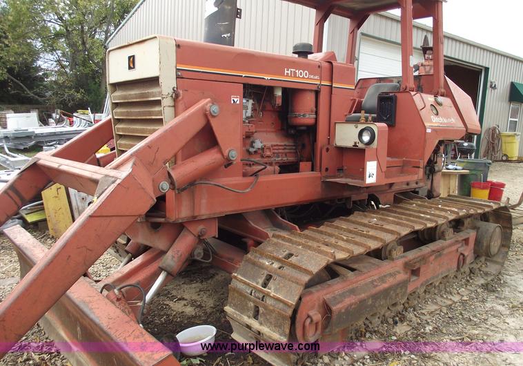 image for item 5487 Ditch Witch HT100-P vibratory plow with tracks