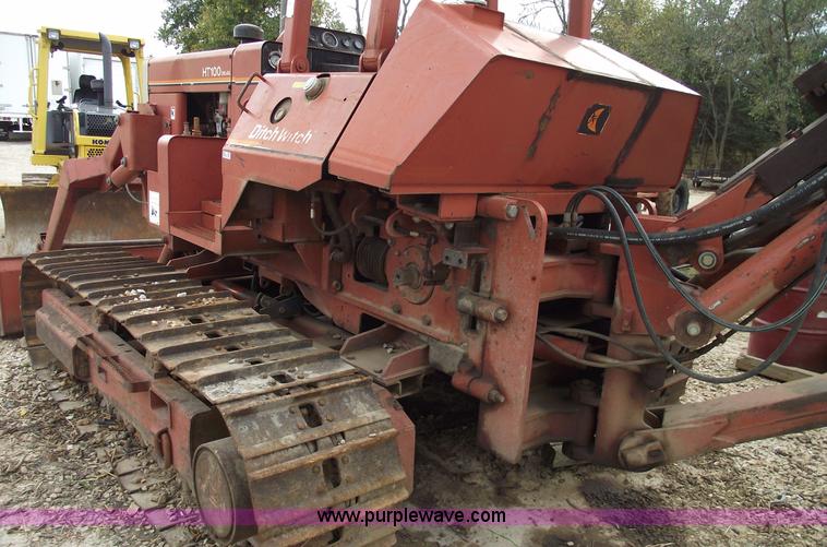 image for item 5487 Ditch Witch HT100-P vibratory plow with tracks