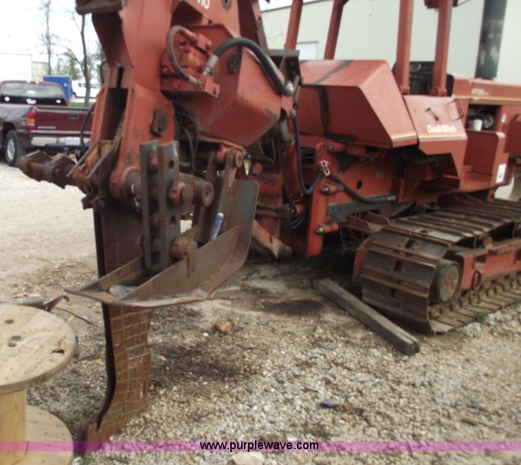 image for item 5487 Ditch Witch HT100-P vibratory plow with tracks