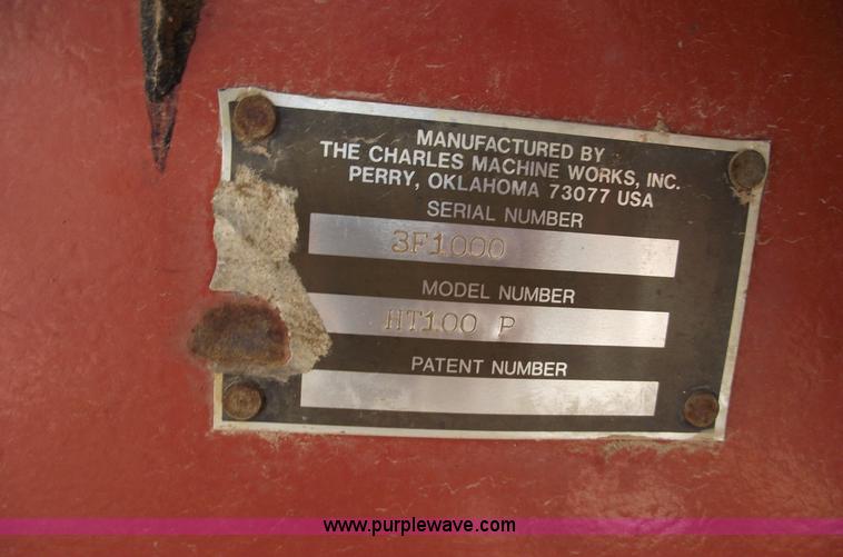 image for item 5487 Ditch Witch HT100-P vibratory plow with tracks